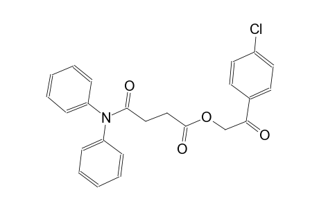 butanoic acid, 4-(diphenylamino)-4-oxo-, 2-(4-chlorophenyl)-2-oxoethyl ester