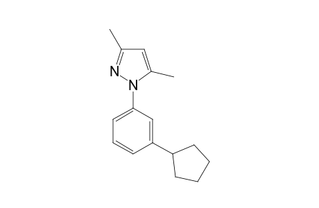 1-(3-Cyclopentylphenyl)-3,5-dimethyl-1H-pyrazole