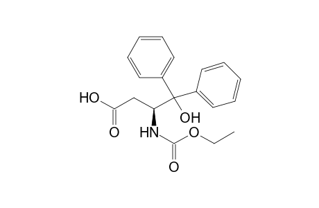 (3S)-3-Ethoxycarbonylamino-4-hydroxy-4,4-diphenylylbutanoic acid