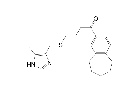 1-{3'-[(Cycloheptano[c]benzoyl)propyl]thiomethyl}-5-methyl-1H- imidazole