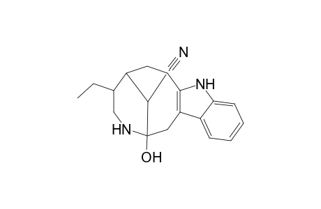 Vobasan-17-nitrile, 4-demethyl-19,20-dihydro-3-hydroxy-, (20.alpha.)-