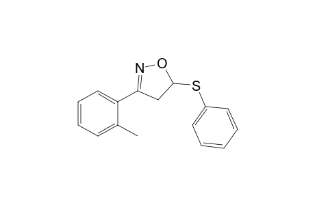 5-(Phenylthio)-3-o-tolyl-2-isoxazoline