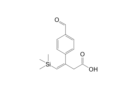 (Z)-4-Trimethylsilyl-3-(p-formylphenyl)but-3-enoic acid