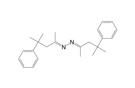 2-Pentanone, 4-methyl-4-phenyl-, (1,3-dimethyl-3-phenylbutylidene)hydrazone, (E,E)-