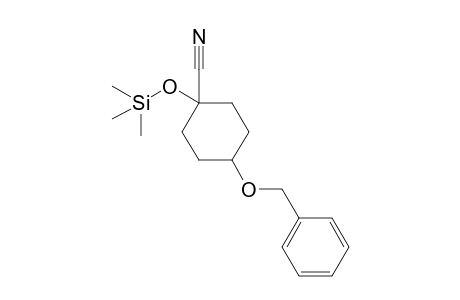4-Benzoxy-1-trimethylsilyloxy-cyclohexanecarbonitrile