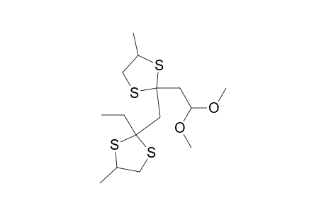 7,7-Dimethoxy-3,5-heptanedione bis(propylene dithioketal)
