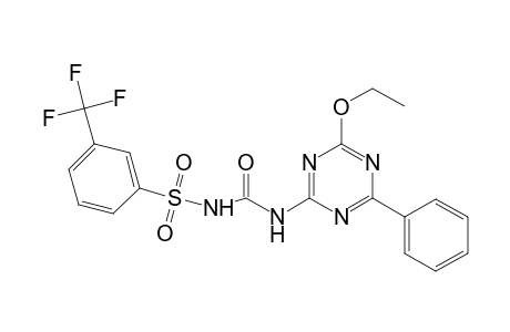 1-(4-Ethoxy-6-phenyl-1,3,5-triazin-2-yl)-3-[3-(trifluoromethyl)phenyl]sulfonyl-urea