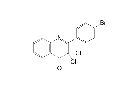 2-(4-Bromophenyl)-3,3-dichloroquinolin-4-one