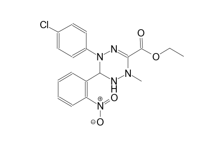 1,2,4,5-tetrazine-3-carboxylic acid, 1-(4-chlorophenyl)-1,4,5,6-tetrahydro-4-methyl-6-(2-nitrophenyl)-, ethyl ester