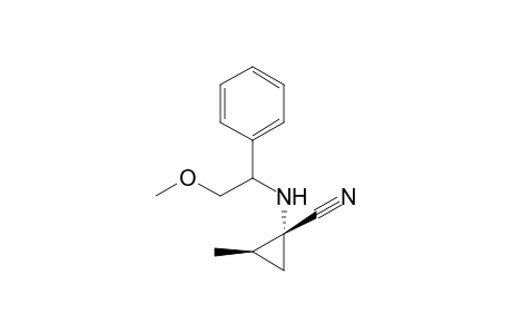 (1R,2R,1'R)-1-[(1'-methoxymethylbenzyl)amino]-2-methylcyclopropanecarbonitrile