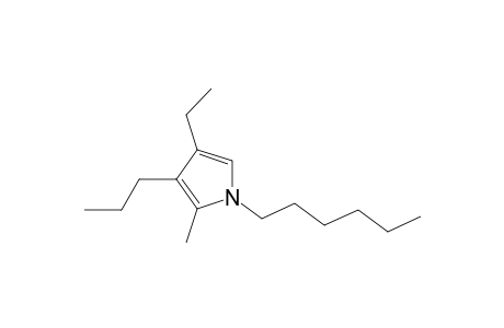 4-Ethyl-1-hexyl-2-methyl-3-propyl-pyrrole