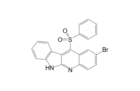 11-(Benzenesulfonyl)-2-bromo-6H-indolo[2,3-b]quinoline