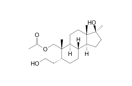 17.alpha.-Methyl-1,3-seco-2-nor-5.alpha.-androstane-1,3,17.alpha.-triol 1-acetate
