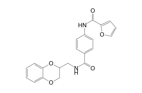 Furan-2-carboxylic acid, [4-[(2,3-dihydrobenzo[1,4]dioxin-2-ylmethyl)carbamoyl]phenyl]amide