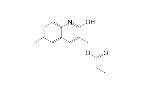 (2-hydroxy-6-methyl-3-quinolinyl)methyl propionate
