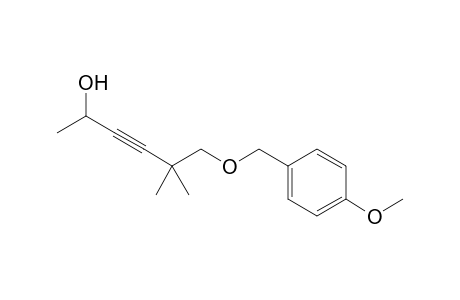 5-(4-Methoxybenzyloxy)-1,4,4-trimethyl-2-pentyn-1-ol