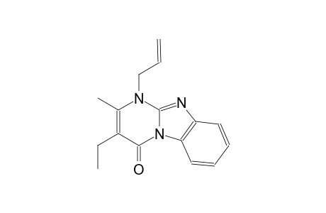 pyrimido[1,2-a]benzimidazol-4(1H)-one, 3-ethyl-2-methyl-1-(2-propenyl)-