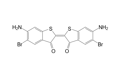 Benzo[b]thiophen-3(2H)-one, 6-amino-2-(6-amino-5-bromo-3-oxobenzo[b]thien-2(3H)-ylidene)-5-bromo-