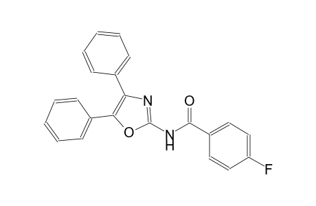 N-(4,5-diphenyl-1,3-oxazol-2-yl)-4-fluorobenzamide