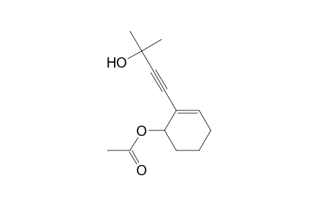 2-Cyclohexen-1-ol, 2-(3-hydroxy-3-methyl-1-butynyl)-, 1-acetate
