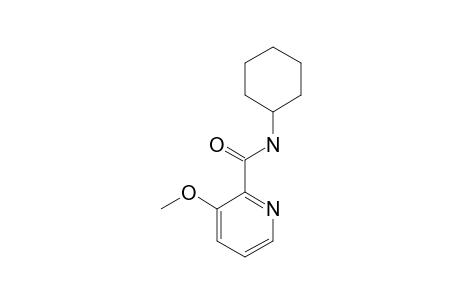 N-CYCLOHEXYL-3-METHOXYPICOLINAMIDE