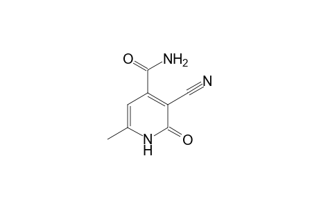 3-cyano-6-methyl-2-oxo-1,2-dihydropyridine-4-carboxamide