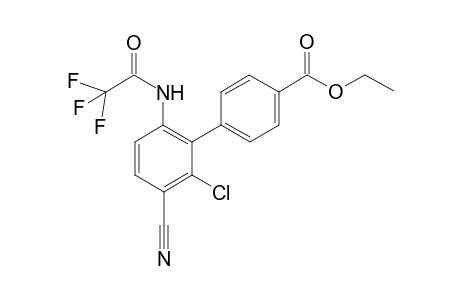 Ethyl 2'-chloro-3'-cyano-6'-[(trifluoroacetyl)amino]biphenyl-4-carboxylate
