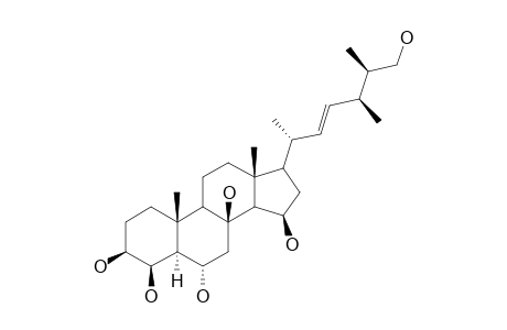 CERTONARDOSTEROL_A2;(E)-(24R,25S)-24-METHYL-5-ALPHA-CHOLEST-22-ENE-3-BETA,4-BETA,6-ALPHA,8,15-BETA,26-HEXOL