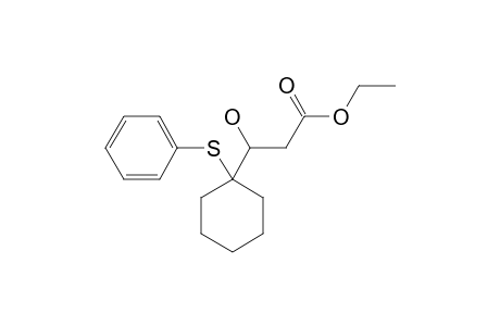 ETHYL-3-HYDROXY-3-[1'-(PHENYLSULFANYL)-CYCLOHEXYL]-PROPANOATE