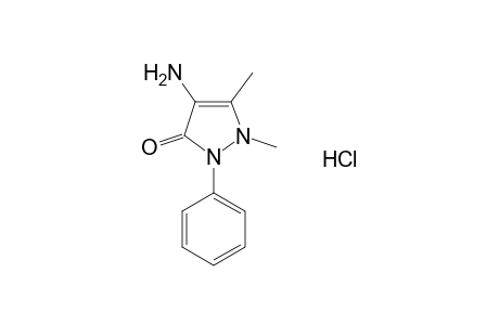 4-aminoantipyrine, hydrochloride