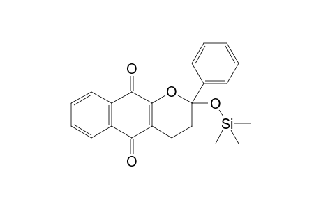 2-Phenyl-2-(trimethylsiloxy)-3,4-dihydro-2H-naphtho[2,3-b]pyran-5,10-dione