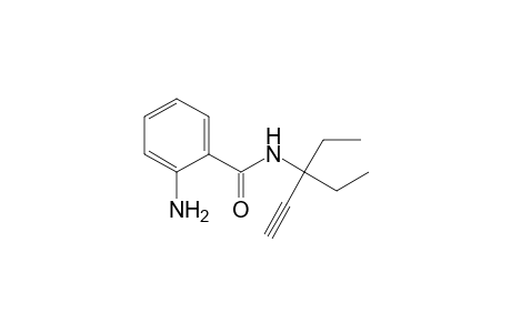 2-Amino-N-(1,1-diethylprop-2-ynyl)benzamide