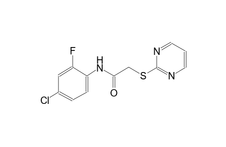 acetamide, N-(4-chloro-2-fluorophenyl)-2-(2-pyrimidinylthio)-