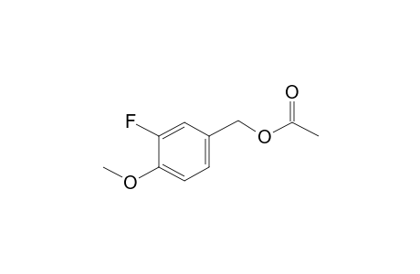 Benzoic alcohol, 3-fluoro-4-methoxy-, acetate