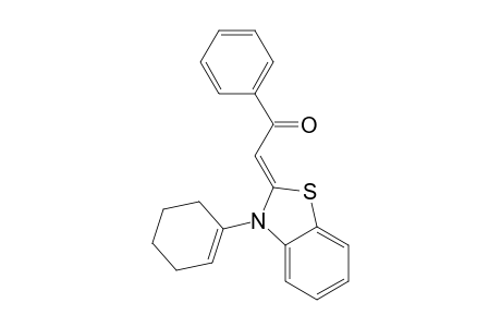 2-(benzoylmethylene)-N-(cyclohex-1-enyl)-2,3-dihydro-1,3-benzothiazole