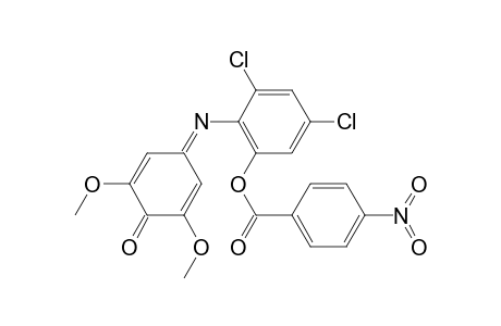 4-[[2,4-Dichloro-6-[(4-nitrobenzoyl)oxy]phenyl]imino]-2,6-dimethoxy-2,5-cyclohexadien-1-one