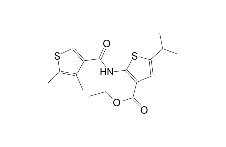 ethyl 2-{[(4,5-dimethyl-3-thienyl)carbonyl]amino}-5-isopropyl-3-thiophenecarboxylate