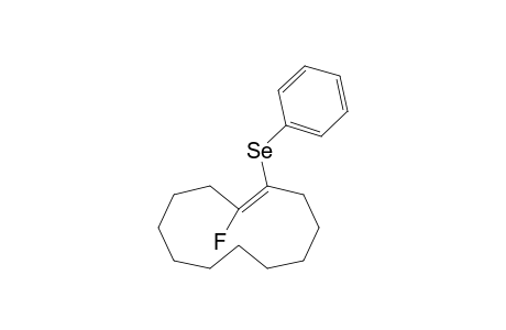 (1E)-1-fluoranyl-2-phenylselanyl-cyclododecene