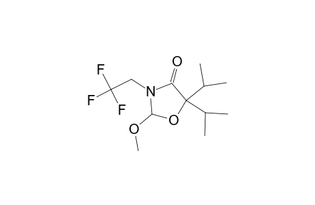 4-Oxazolidinone, 2-methoxy-5,5-bis(1-methylethyl)-3-(2,2,2-trifluoroethyl)-