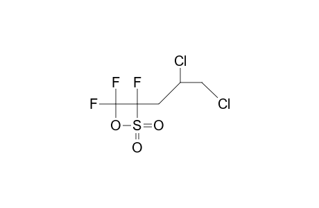 3-(2,3-Dichloro-propyl)-3,4,4-trifluoro-1,2-oxathietane 2,2-dioxide