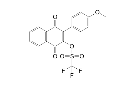 1,4-Dihydro-2-(4-methoxyphenyl)-3-[(trifluoromethanesulfonyl)oxy]-1,4-naphthalenedione