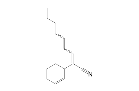 2-(Cyclohex-2-en-1-yl)nona-2,4-dienenitrile