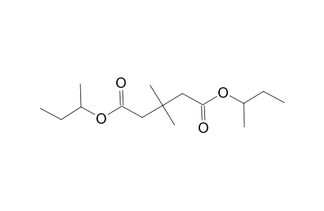 Pentanedioic acid, 3,3-dimethyl-, bis(1-methylpropyl) ester