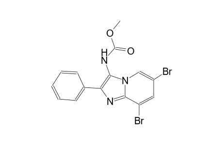 carbamic acid, (6,8-dibromo-2-phenylimidazo[1,2-a]pyridin-3-yl)-, methyl ester