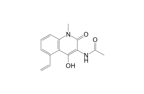 N-(4-Hydroxy-1-methyl-2-oxo-5-vinyl-1,2-dihydro-quinolin-3-yl)-acetamide