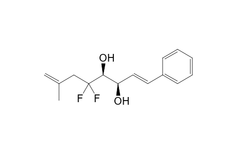 (1E,3S*,4S*)-5,5-Difluoro-7-methyl-1-phenylocta-1,7-diene-3,4-diol