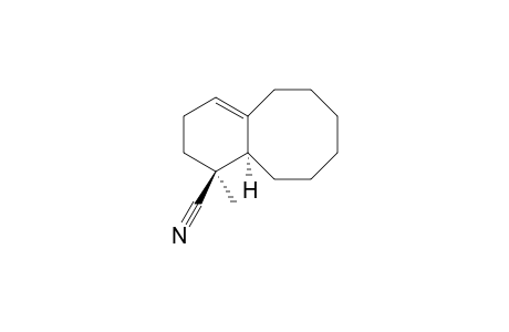 Cis-1-Methyl-1,2,3,5,6,7,8,9,10,10a-decahydrobenzo[8]annulene-1-carbonitrile