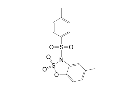 3-(p-Tolylsulfonyl)-5-methyl-1,2,3-benzoxathiazole 2,2-Dioxide