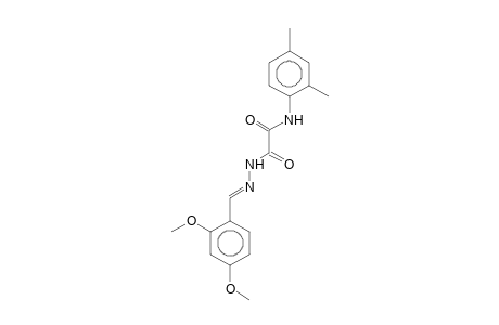 2',4'-Dimethyloxanilic acid N'-veratrylidenehydrazide