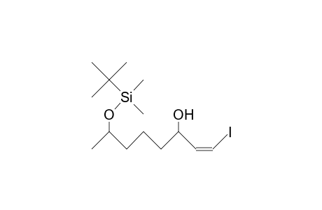 1-Iodo-3-hydroxy-7-(T-butyl-dimethyl-siloxy)-cis-1-octene